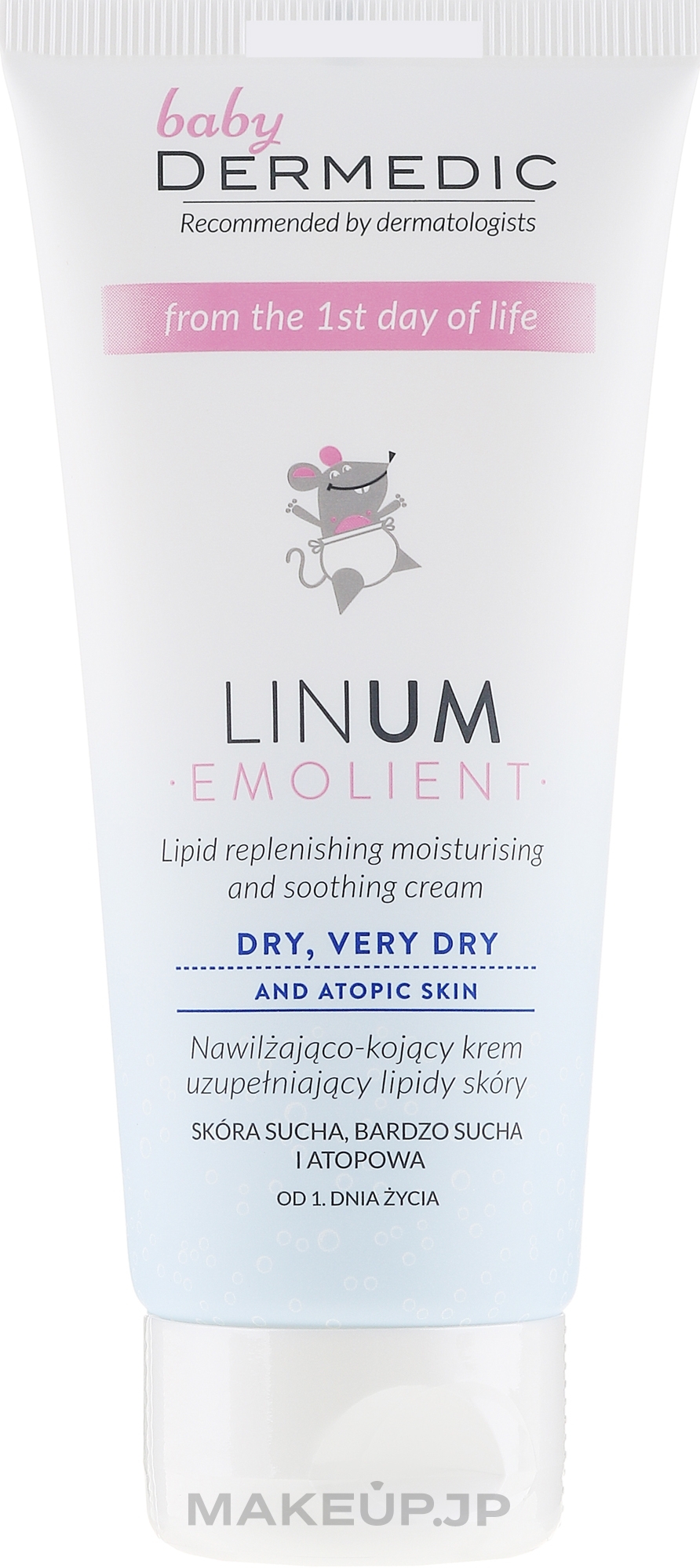 Moisturizing & Soothing Cream - Dermedic Emolient Linum Baby Body Cream — photo 100 ml