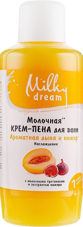 Bath Cream Foam "Fragrant Melon & Fig" - Milky Dream — photo N1