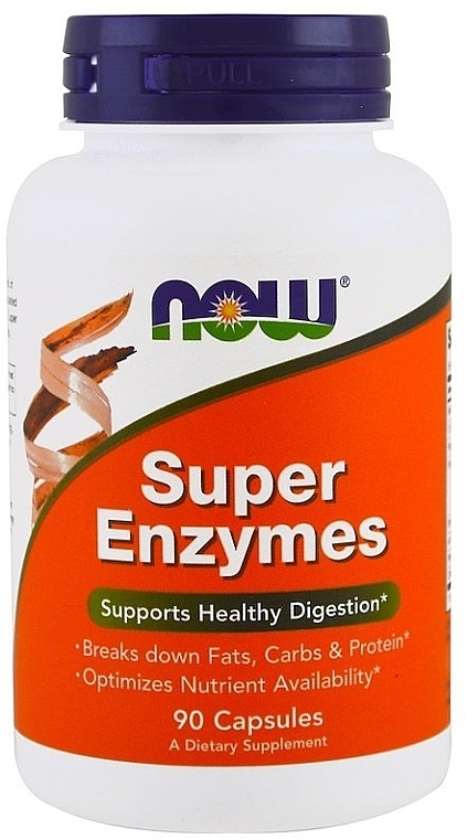 Enzyme Complex "Super Enzymes", in capsules - Now Foods Super Enzymes — photo N5