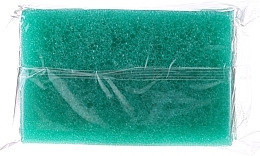 Massage Sponge 6020, green - Donegal Cellulose Sponge — photo N2