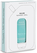 Fragrances, Perfumes, Cosmetics Set - Haan Toothpaste + Refill Life's a Beach Eucaliptus & Mint(toothpaste/55ml+refill/55ml)