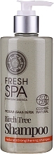 Fragrances, Perfumes, Cosmetics Strengthening Hair Shampoo - Natura Siberica Fresh Spa Russkaja Bania Detox Birch Tree Shampoo