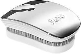 Fragrances, Perfumes, Cosmetics Hair Brush - Ikoo Pocket Oyster Metallic White