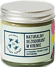Fragrances, Perfumes, Cosmetics Deodorant-Cream with Citrus-Herbal Scent - Cztery Szpaki