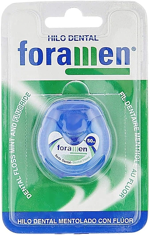 Dental Floss, 50m - Foramen Waxed Mint Dental Floss — photo N1