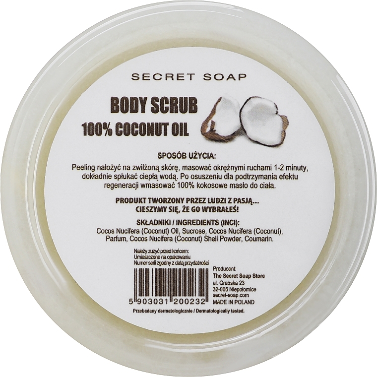 Coconut Body Scrub - Soap & Friends Coconut Body Scrub — photo N2