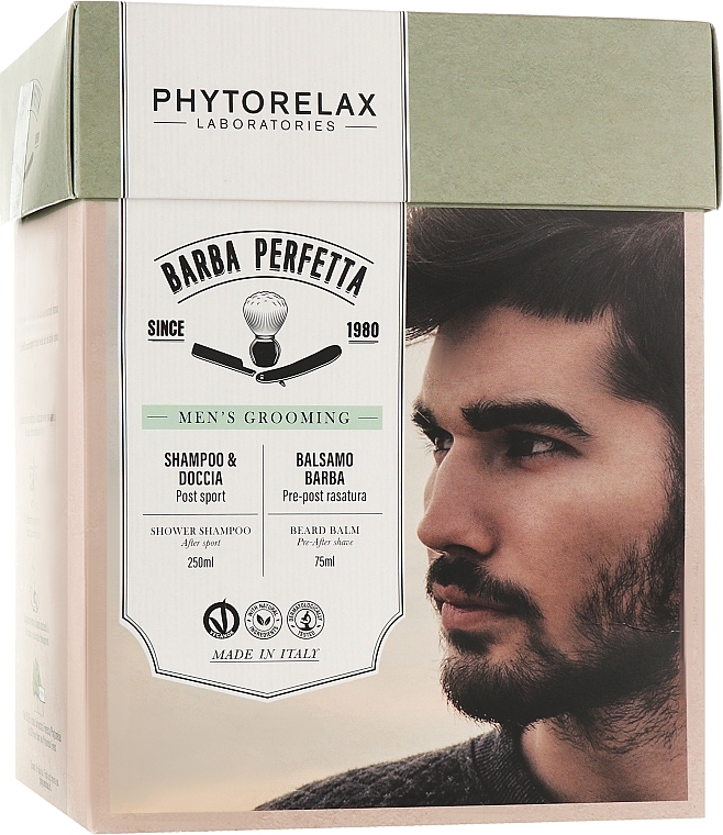 Set - Phytorelax Laboratories Perfect Beard (shampoo/250ml + bear/balm/75ml) — photo N3