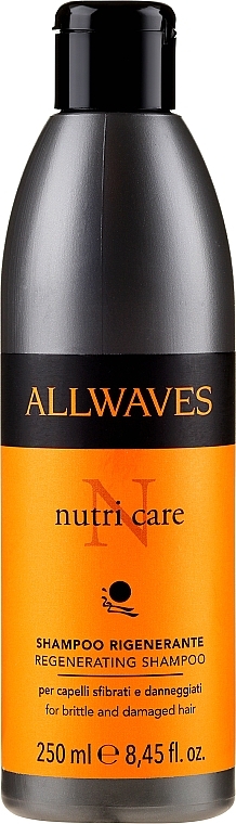Damaged Hair Shampoo - Allwaves Nutri Care Regenerating Shampoo — photo N1