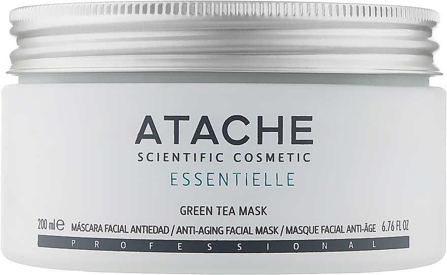 Revitalizing & Soothing Mask with Green Tea Extract - Atache Essentielle Reafirming Mask Green Tea — photo N1