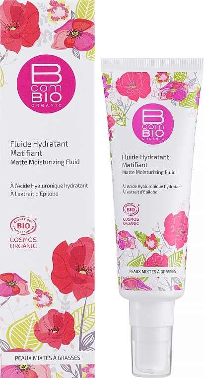 Mattifying Moisturizing Fluid - BcomBIO Matte Moisturising Fluid — photo N1