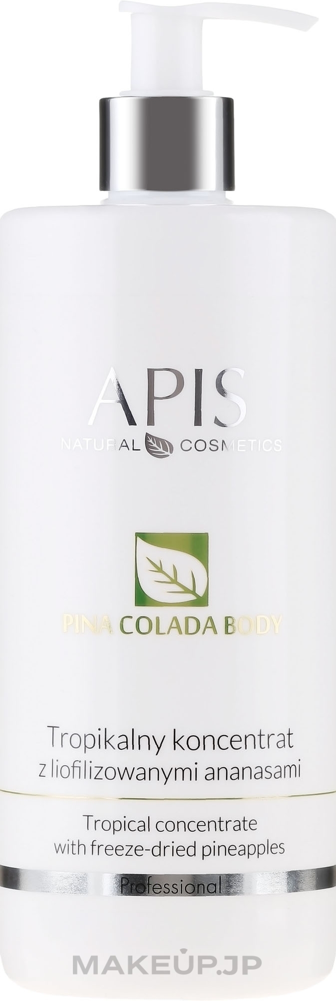 Tropical Freeze-Dried Pineapple Concentrate - Apis Professional Pina Colada Body Tropical Concentrate — photo 500 ml