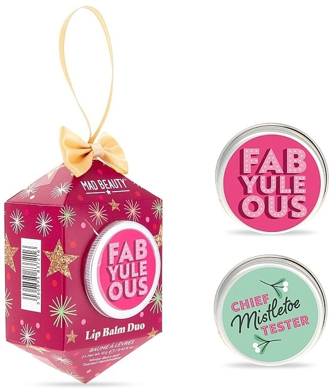 Set - Mad Beauty FabyUlous Lip Balm Duo (lip/balm/2x12ml) — photo N1