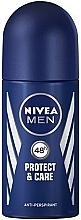 Roll-On Deodorant "Protection and Care" - NIVEA Men Protect and Care Deodorant Roll-On — photo N1