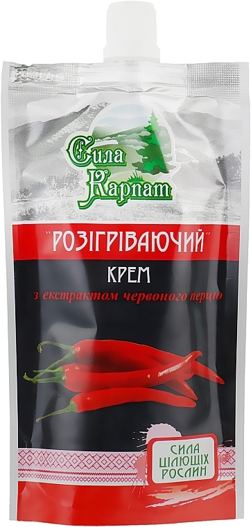 Heating Red Pepper Cream 'Carpathian Power' - LekoPro (doypack) — photo N1