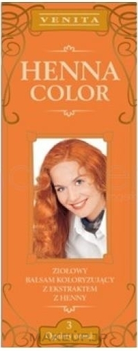 Henna Extract Hair Balm - Venita Henna Color — photo 3 - Fiery Orange