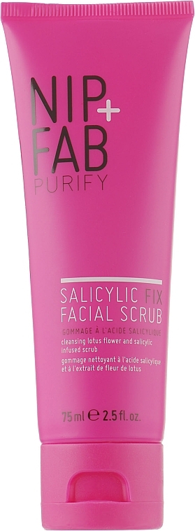 Face Scrub with Salicylic Acid - NIP+FAB Salicylic Fix Scrub — photo N1