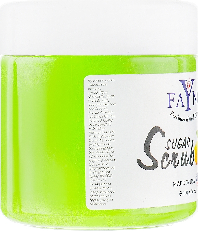 Lemon Sugar Scrub - Fayno Sugar Scrub — photo N2