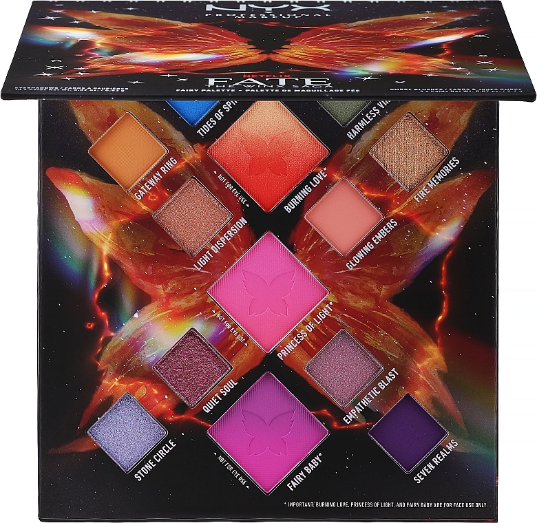 Limited Eyeshadow & Blush Palette - NYX Professional Makeup Winx Fairy Palette 1 — photo N1