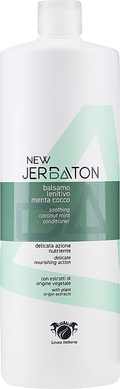 Coconut & Mint Soothing Conditioner - Linea Italiana New Jerbaton Soothing Coconut Mint Conditioner — photo N1