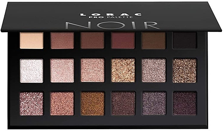 Eyeshadow Palette - Lorac Pro Palette Noir — photo N1