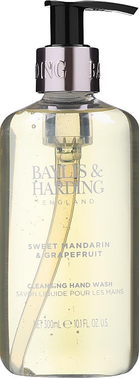 Set - Baylis & Harding Sweet Mandarin & Grapefruit (h/wash/300ml + h/cr/130ml + h/lot/100ml) — photo N4