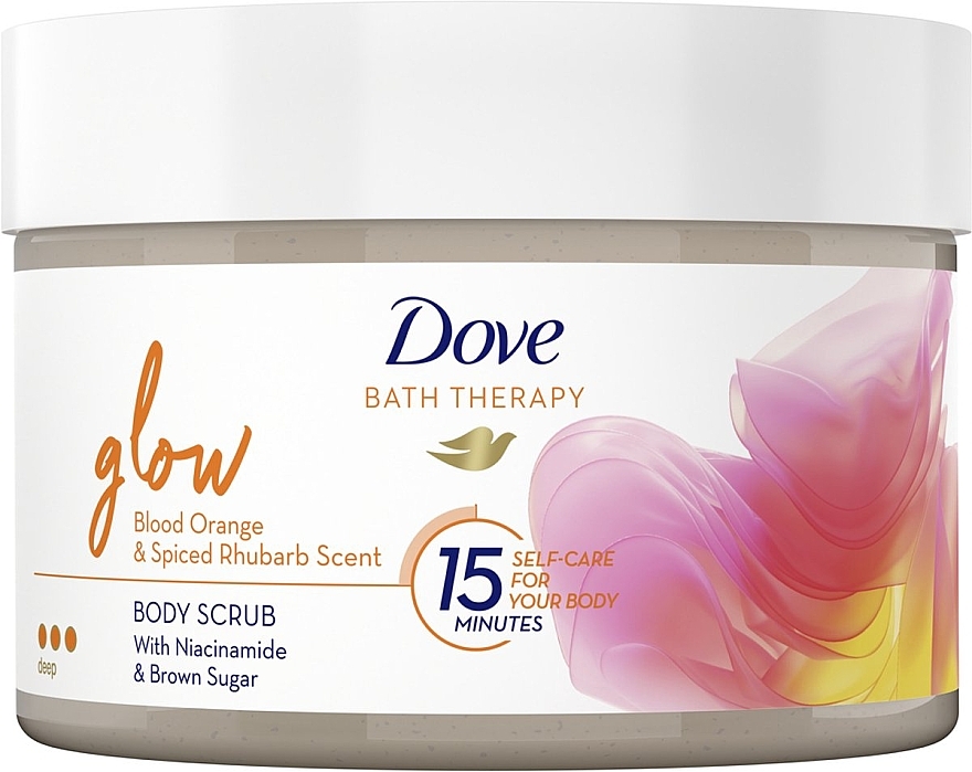 Niacinamide & Brown Sugar Body Scrub - Dove Bath Therapy Glow  Body Scrub — photo N1