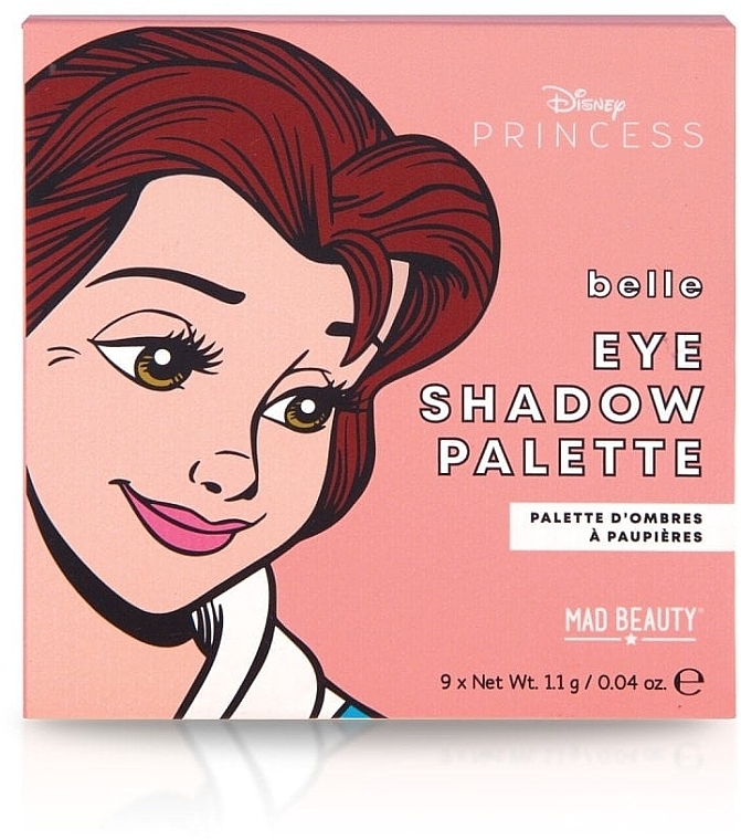 Belle Eyeshadow Palette - Mad Beauty Disney POP Princess Mini Belle Eyeshadow Palette — photo N1