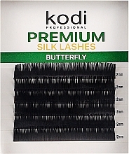 Fragrances, Perfumes, Cosmetics Butterfly Green C 0.15 False Eyelashes (6 rows: 12 mm) - Kodi Professional