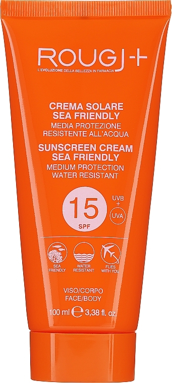 Face & Body Sunscreen - Rougj+ Sun Cream SPF15 — photo N1