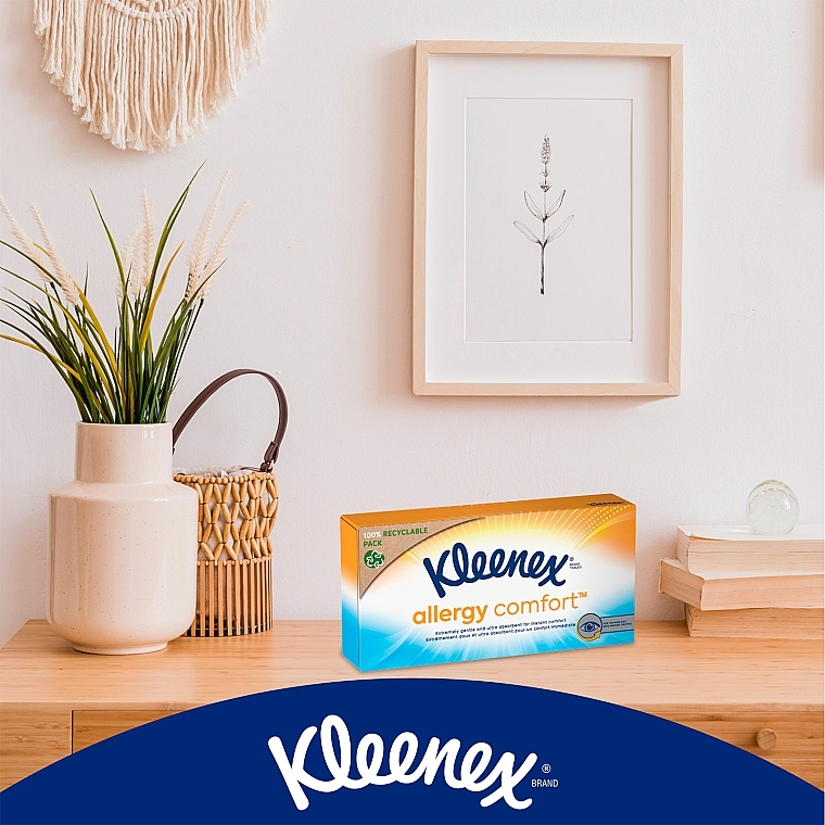 3-Layer Tissues, 56 pcs - Kleenex Allergy Comfort — photo N11