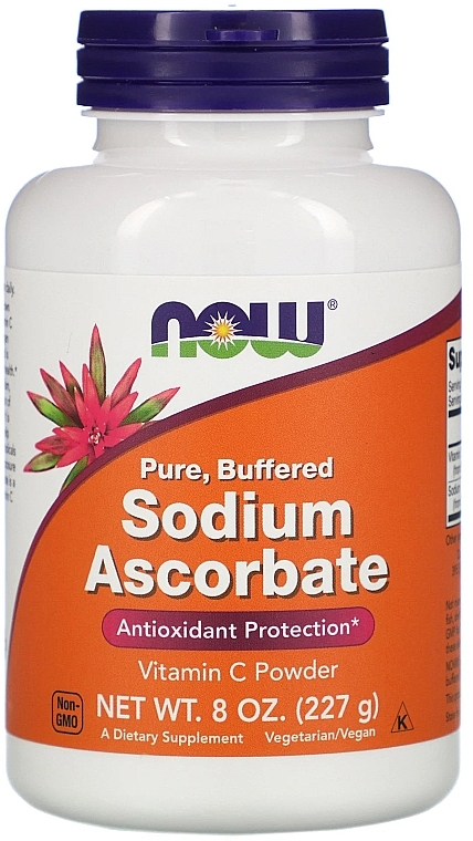 Buffered Sodium Ascorbate, powder - Now Foods Powder, Buffered Sodium Ascorbate — photo N1