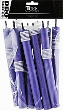 Fragrances, Perfumes, Cosmetics Flexible Hair Rollers, 180 mm, d18, blue - Tico Professional