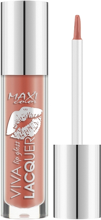 Liquid Lipstick - Maxi Color Viva Lacquer Lip Gloss — photo N1