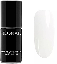 Hybrid Top Coat - NeoNail Top Milky Effect Creamy — photo N2