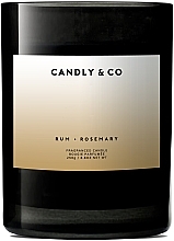 Scented Candle - Candly & Co No.2 Candle Rum Rozmaryn — photo N2