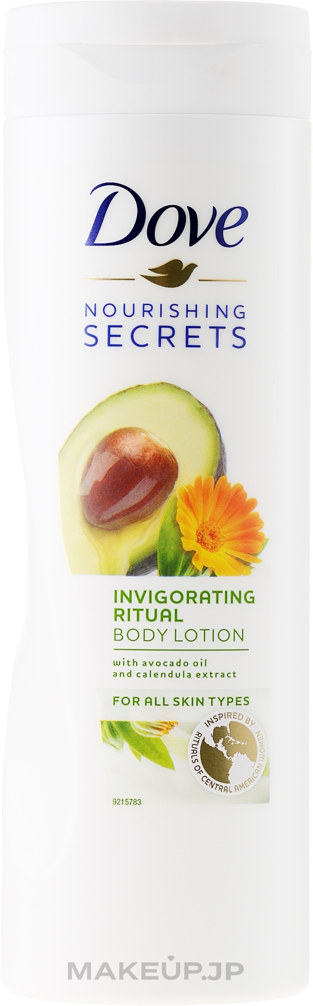 Body Lotion with Avocado Oil & Calendula Extract - Dove Nourishing Secrets Invigorating Ritual Body Lotion — photo 400 ml