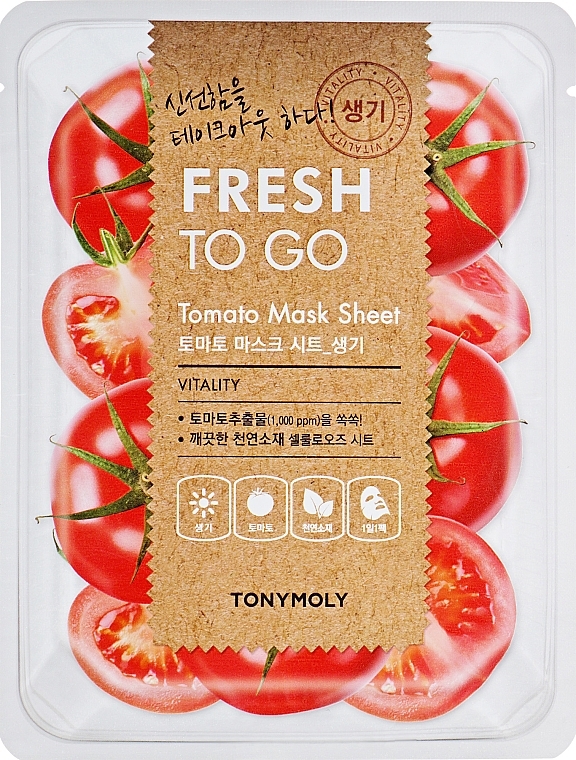 Sheet Mask - Tony Moly Fresh To Go Mask Sheet Tomato — photo N2