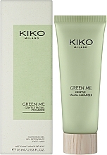 Gentle Face Cleansing Gel - Kiko Milano Green Me Gentle Facial Cleanser — photo N2