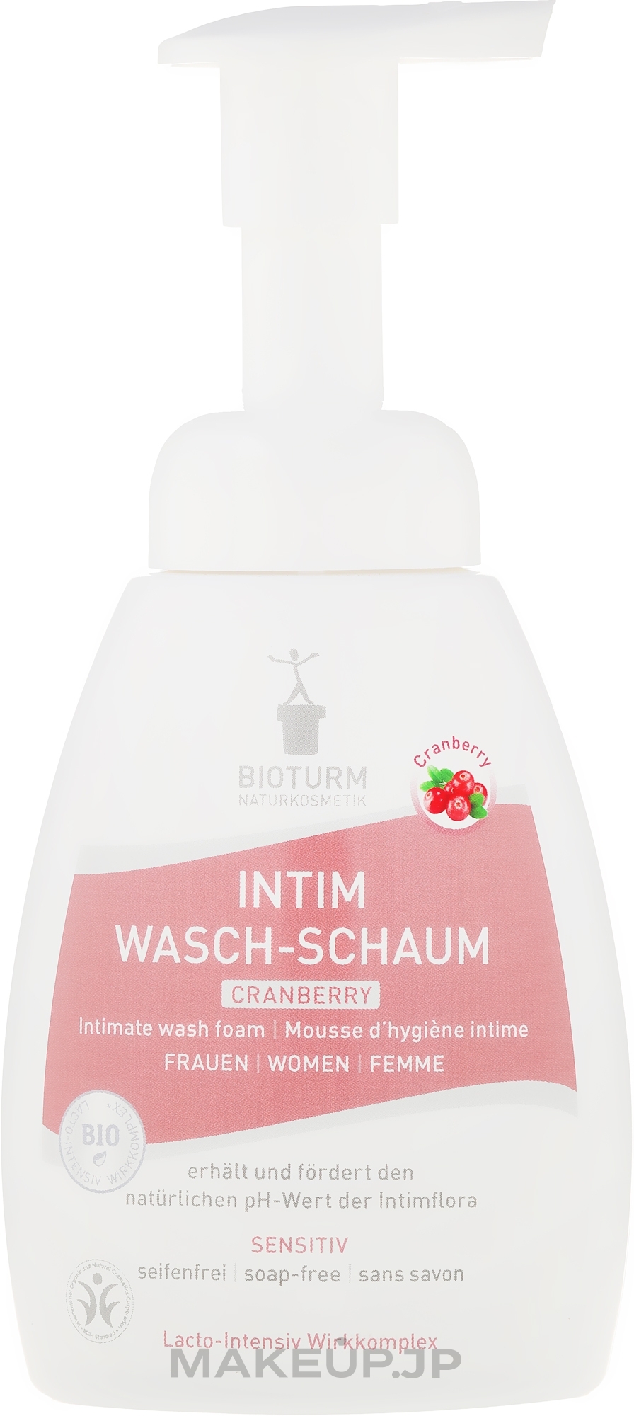 Intimate Wash Foam "Cranberry" - Bioturm Intim Wasch-Schaum Cranberry No.90 — photo 250 ml