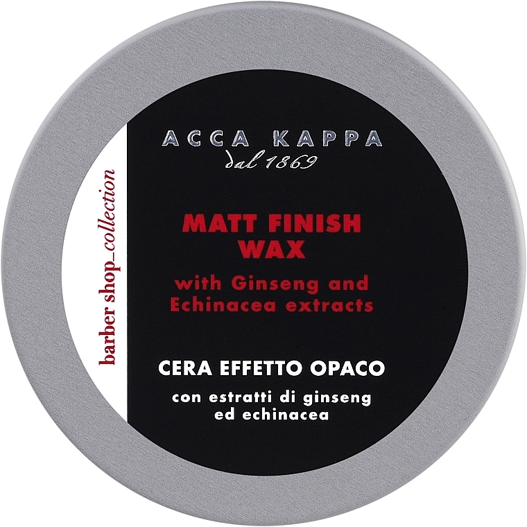 Matte Hair Wax - Acca Kappa Matt Finish Wax — photo N1