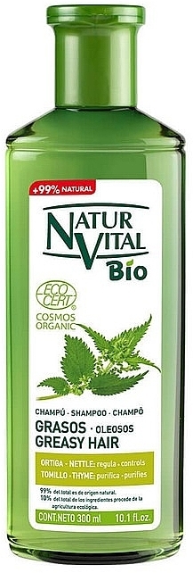 Shampoo for Oily Hair - Natur Vital Bio Ecocert Shampoo Cabelos Oleosos — photo N1