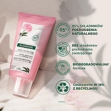 Peony Extract Hair Gel Conditioner - Klorane Soothing and Anti-Irritating Gel Conditioner — photo N3