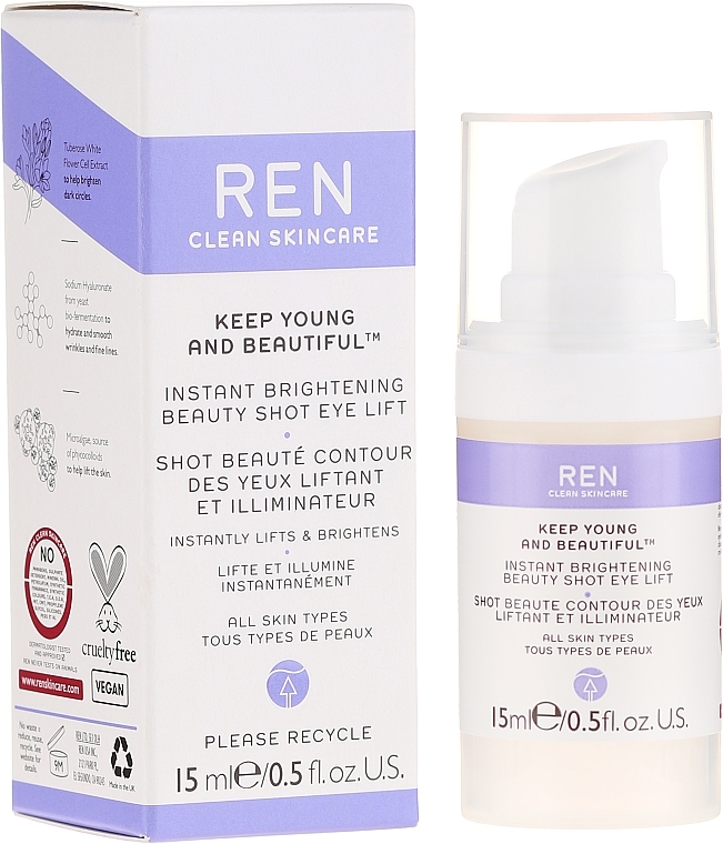 Lifting and Brightening Eye Cream-Gel - Ren Keep Young And Beautiful — photo N1