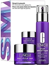 Fragrances, Perfumes, Cosmetics Set - Clinique Smart & Smooth Anti-Ageing (serum/30ml + cr/15ml + eye/cr/5ml)