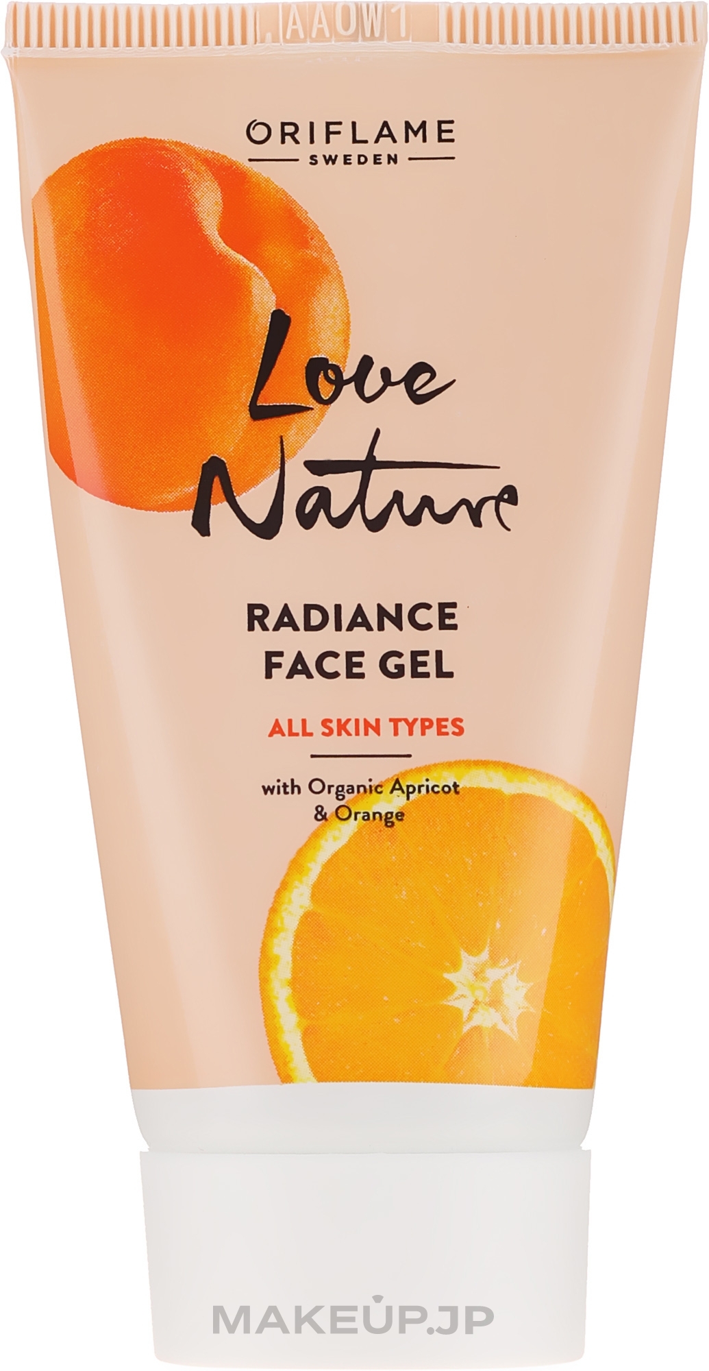 Toning Face Gel "Apricot and Orange" - Oriflame Love Nature Radiance Face Gel — photo 50 ml