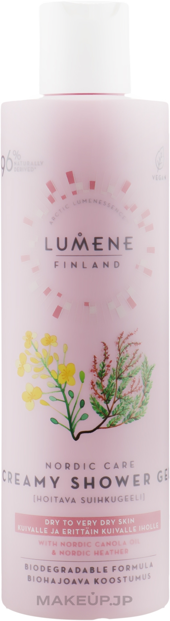 Smoothing Shower Cream for Dry Skin - Lumene Nordic Care Creamy Shower Gel — photo 250 ml