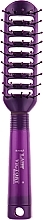 Fragrances, Perfumes, Cosmetics Vented Hair Brush with Protective Balls, HBT-17, purple - Lady Victory