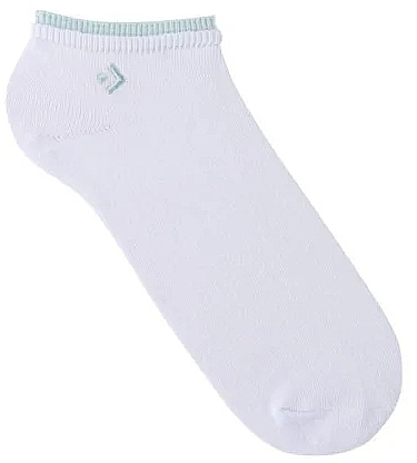 Socks, white with a blue insert - Moraj — photo N1