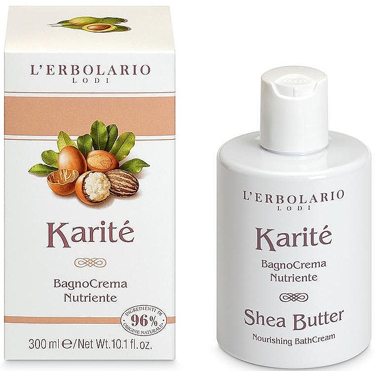 Nourishing Shower Cream "Shea Butter" - L'Erbolario Karite Shea Butter Nourishing Bath Cream — photo N1