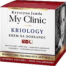 Fragrances, Perfumes, Cosmetics Night Face Cream 70+ - Janda My Clinic Kriology Night Cream 70+